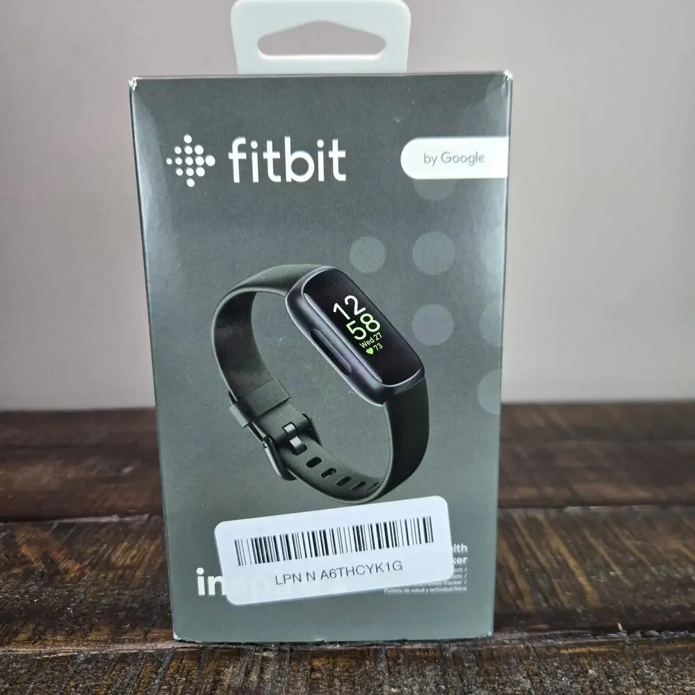 Fitbit Inspire 3 Heart Rate Monitor Health & Fitness Tracker Black Midnight Zen